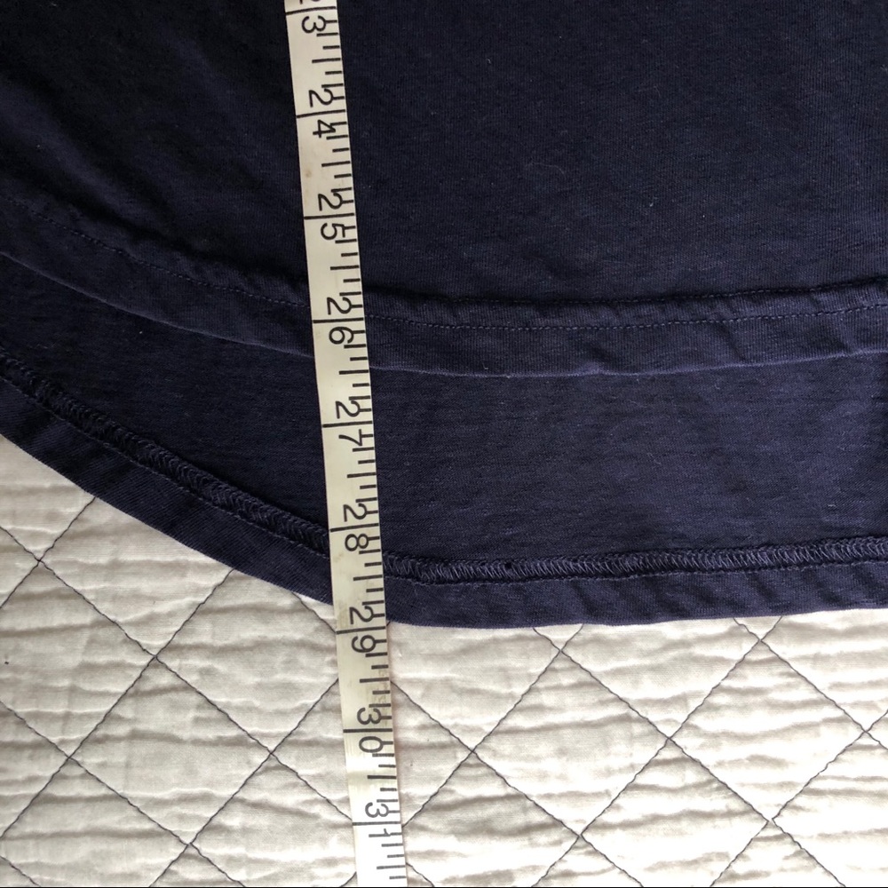 Free People Major Leagues Blue/Green Baseball Tee - Picture 4 of 4